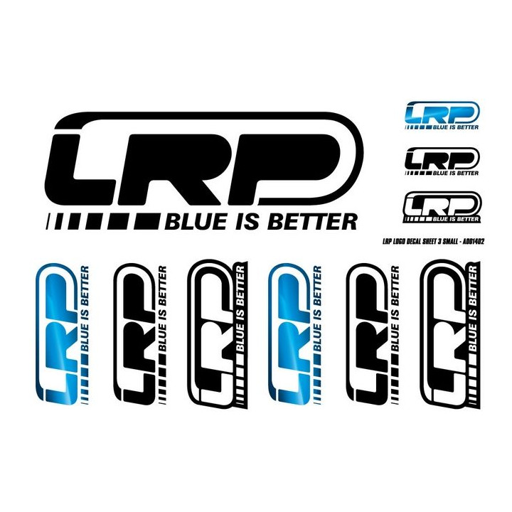 LRP LOGO nálepky, malé