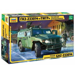 Model Kit military 3668 - Russian Armored Vehicle GAZ "Tiger" (1:35)