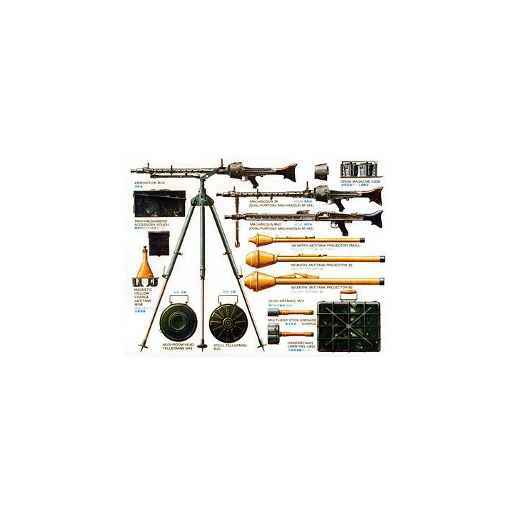 Tamiya German Infantry Weapons Set 1/35