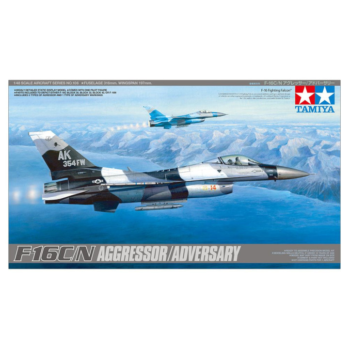Tamiya 1:48 Lockheed Martin F-16C/N Aggressor