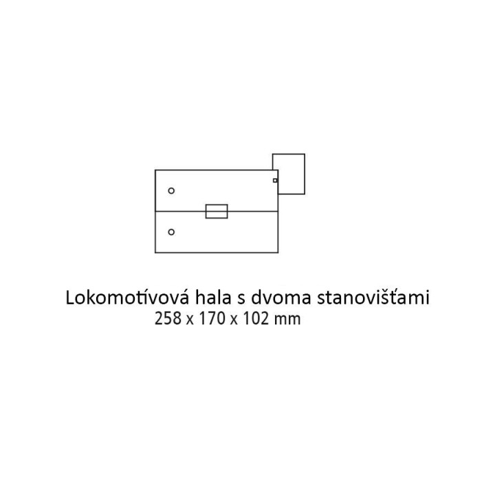 Auhagen Súprava železničného depa - stavebnica H0