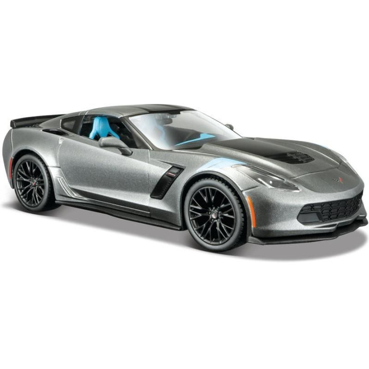 Maisto Corvette Grand Sport 2017 1:24 šedá metalíza