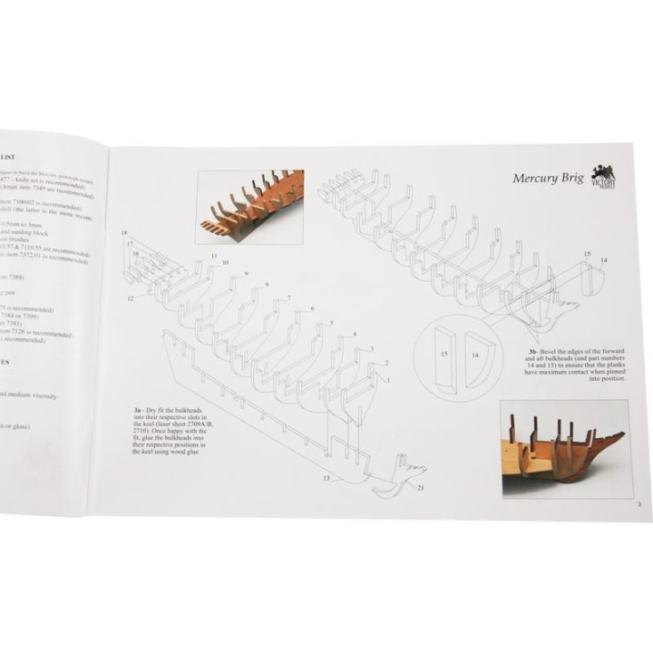 VICTORY MODELS ruská briga 1819 1:64 kit