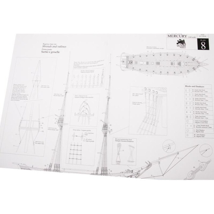 VICTORY MODELS ruská briga 1819 1:64 kit