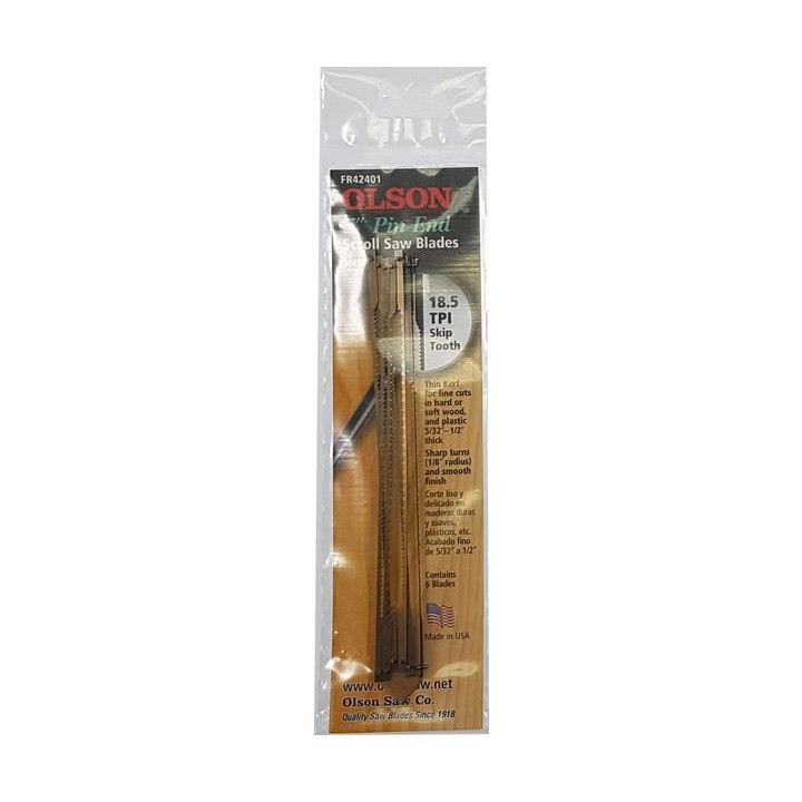 Olson list do lupénkové pilky 1.78x0.25x127mm s čepem 18.5TPI (6ks)