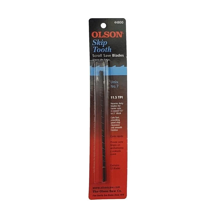 Olson list do lupénkové pilky 1.14x0.43x127mm vlčí zub 11.5TPI (12ks)