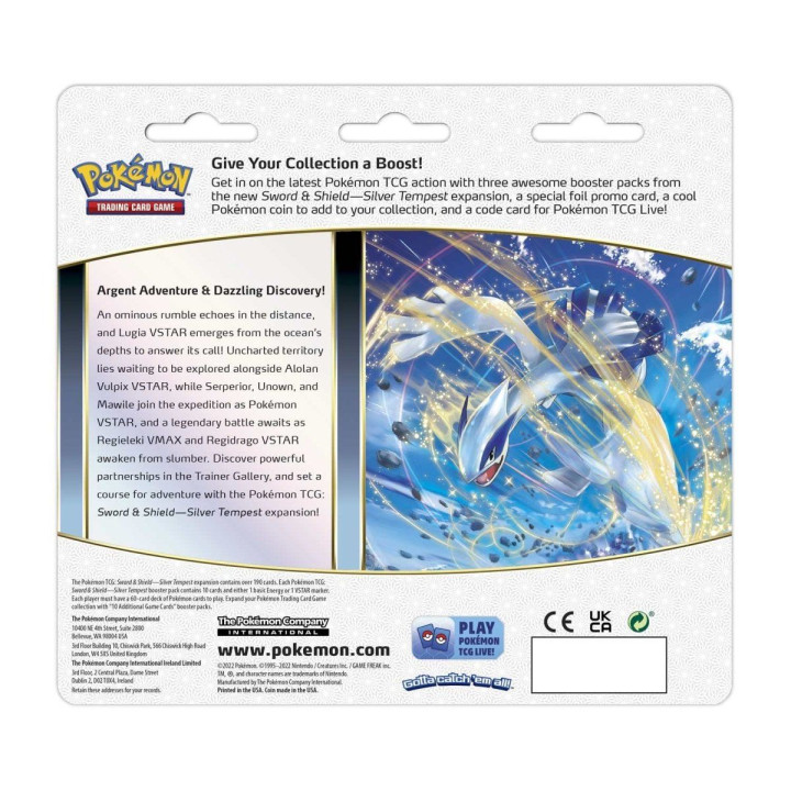 Pokémon: Manaphy 3-pack blister - Silver Tempest