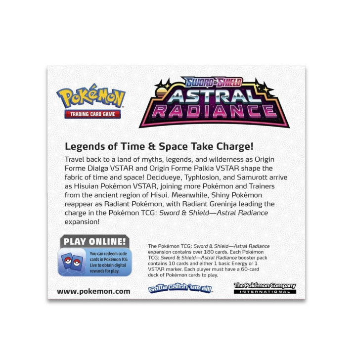 Pokémon: Booster Box - Astral Radiance 1ks