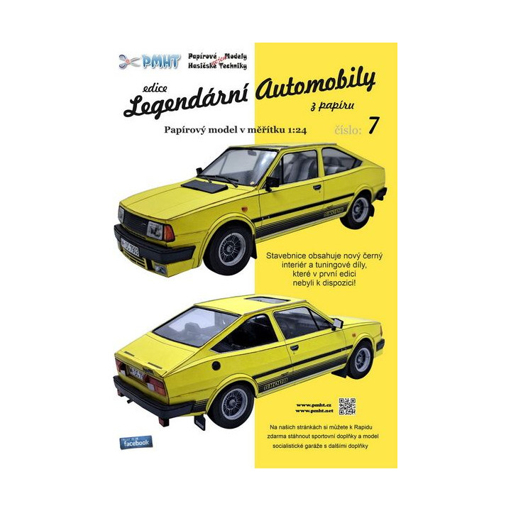 ŠKODA  Rapid 136 (1987) žltá 1:24