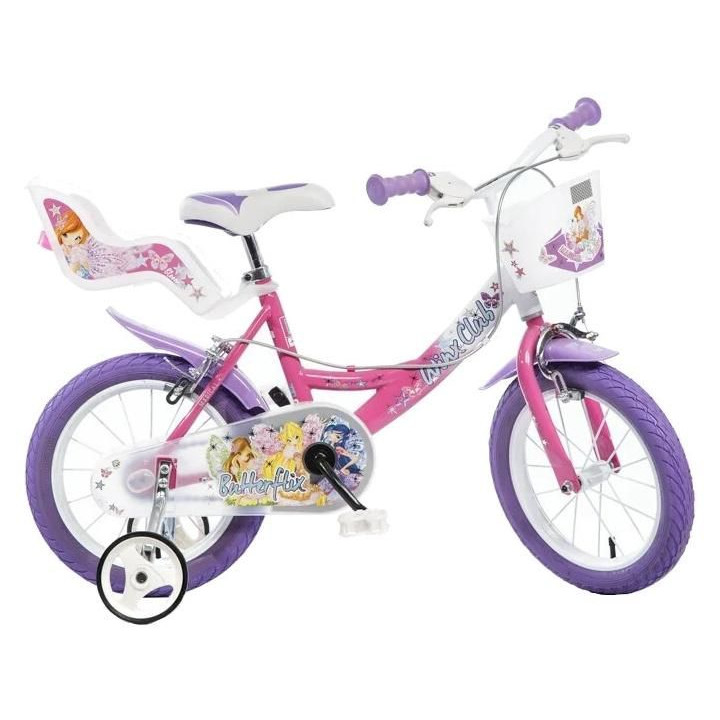 DINO Bikes - Dětské kolo 14" Winx