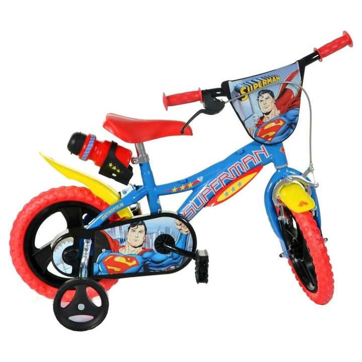 DINO Bikes - Dětské kolo 12" Superman