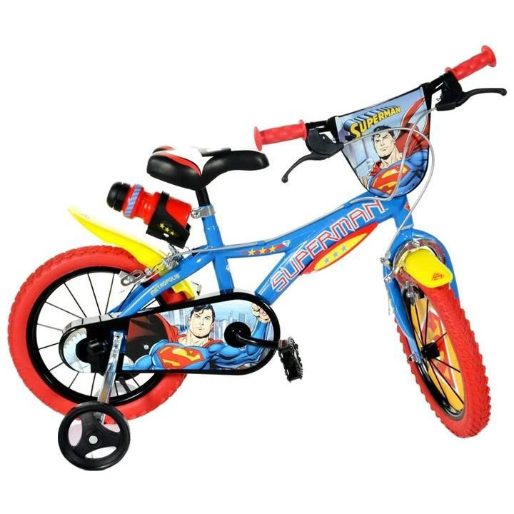 DINO Bikes - Dětské kolo 16" Superman