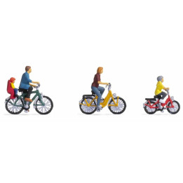 NOCH Rodina na bicykli H0