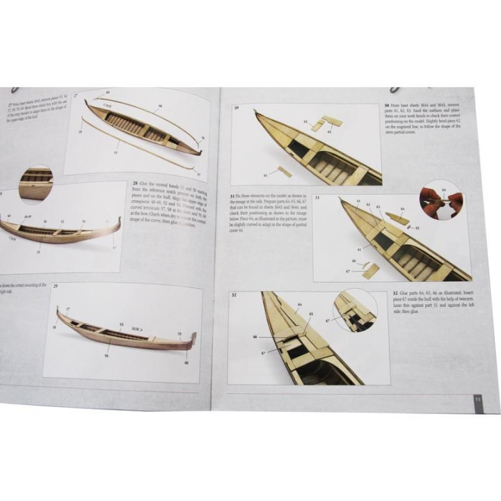 AMATI Benátská gondoliéra 1:22 kit
