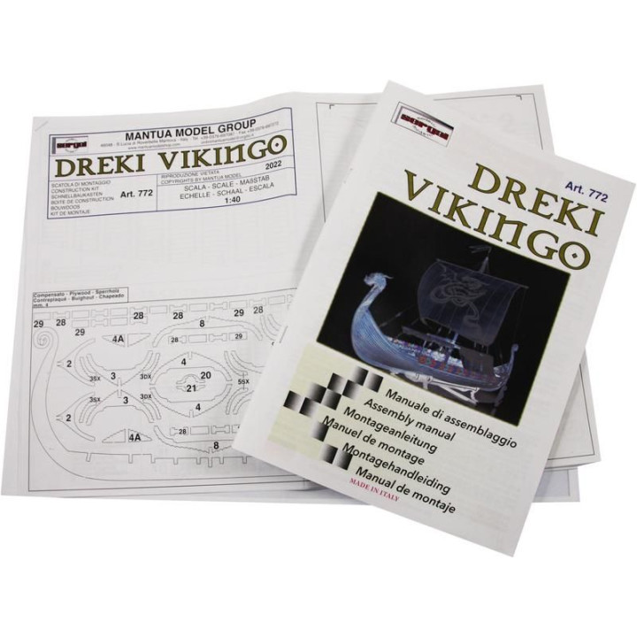 Mantua Model Vinkingská loď Dreki 1:40 kit
