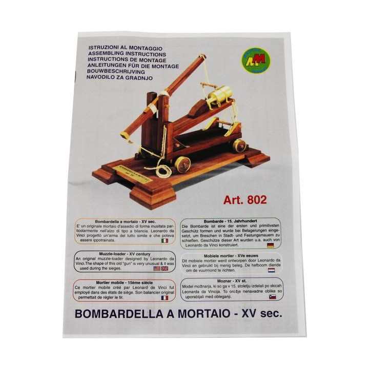 Mantua Model Bombarda 15. století 1:17 kit