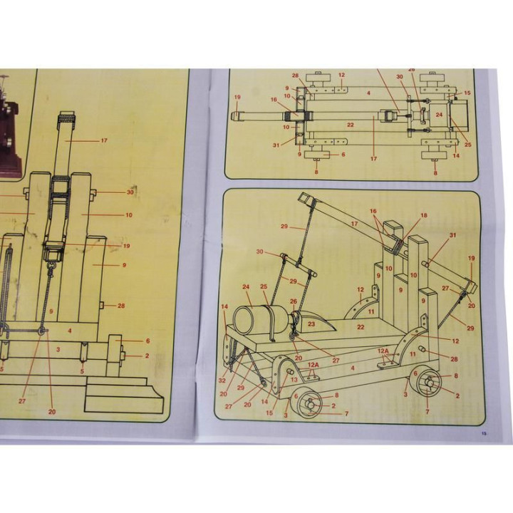 Mantua Model Bombarda 15. století 1:17 kit