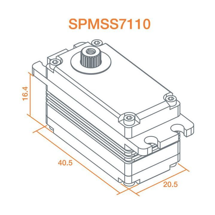 Spektrum servo naviják: rock crawler 1:10