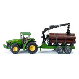 SIKU Farmer - John Deere s lesním přívěsem 1:50