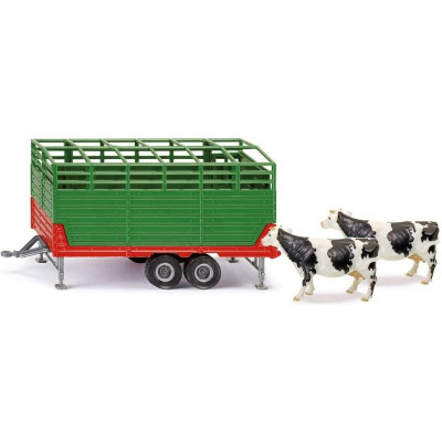 SIKU Farmer - přívěs na přepravu dobytka 1:32