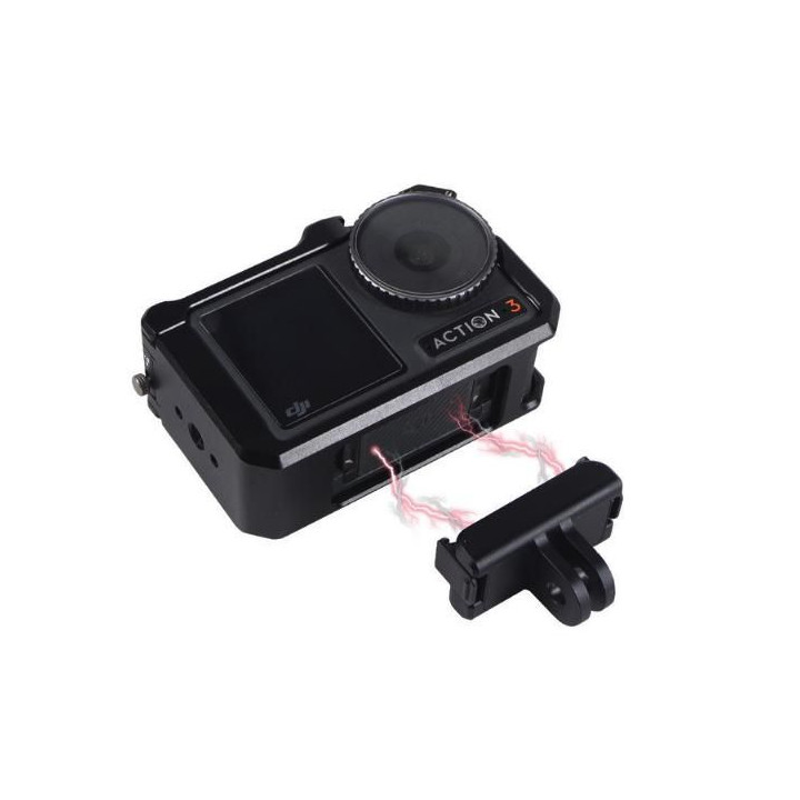 DJI Osmo Action 3 - Quick-Release Aluminum Alloy Cage with Adapter