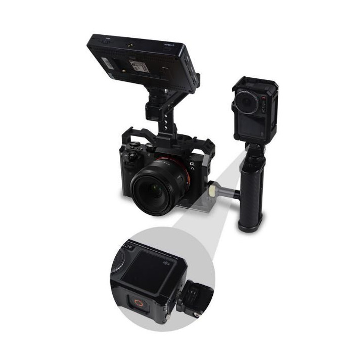 DJI Osmo Action 3 - Quick-Release Aluminum Alloy Cage with Adapter