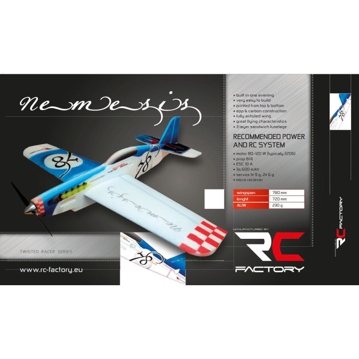 RC Factory Nemesis modrý