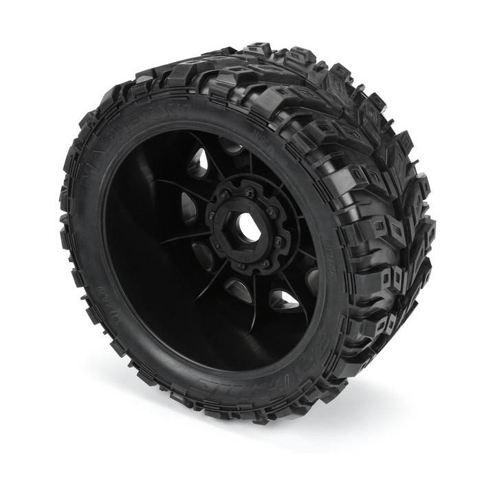 Pro-Line kolo 5.7", pneu Masher X HP Belted, disk Raid H24 černý (2)