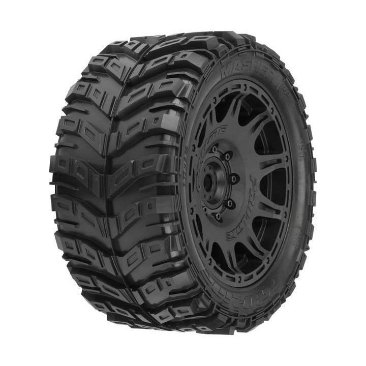 Pro-Line kolo 5.7", pneu Masher X HP Belted, disk Raid H24 černý (2)