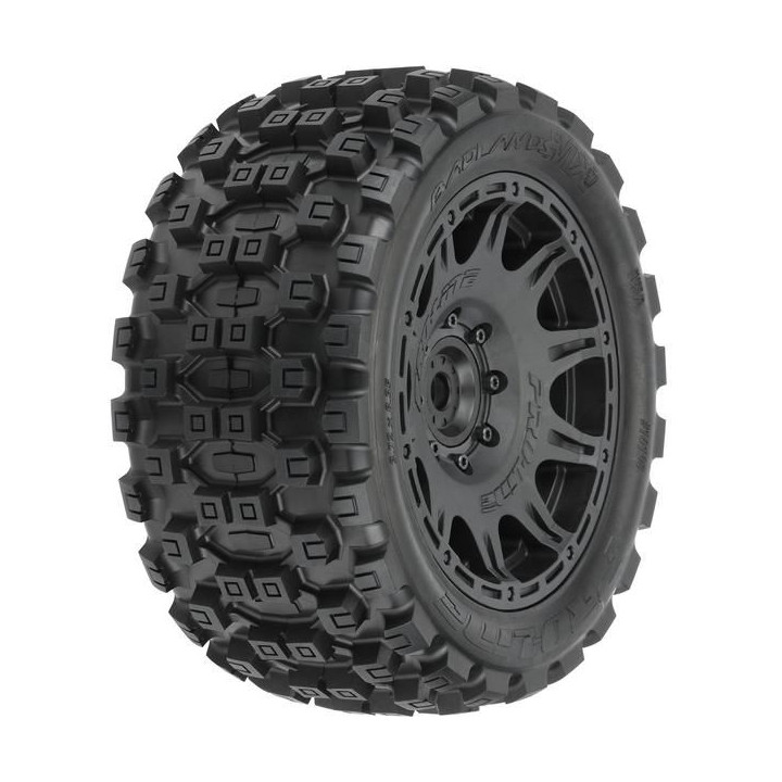 Pro-Line kolo 5.7", pneu Badlands MX57, disk Raid H24 černý (2)