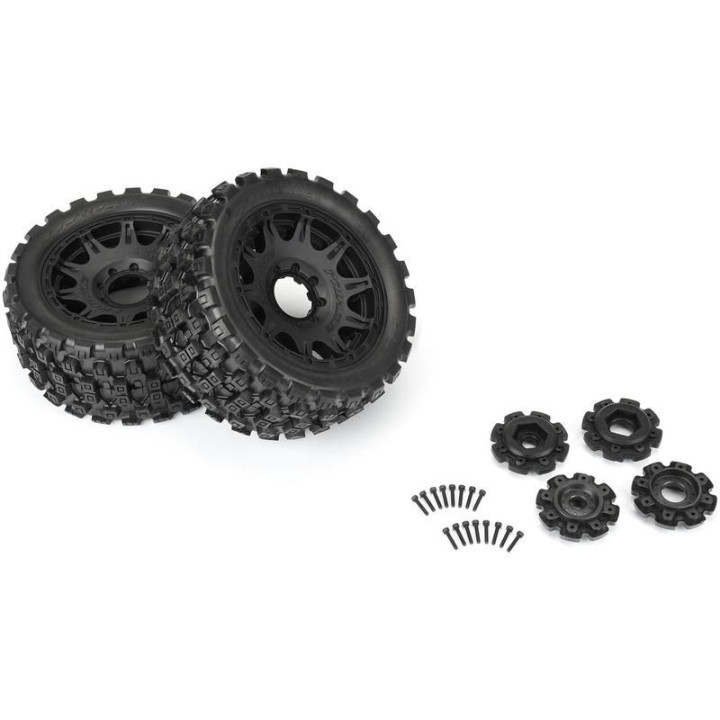 Pro-Line kolo 5.7", pneu Badlands MX57, disk Raid H24 černý (2)