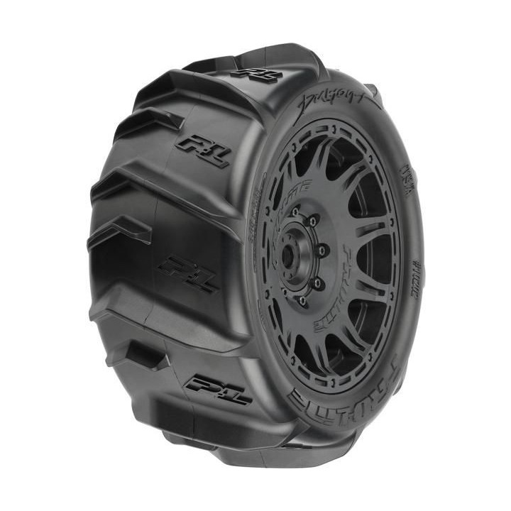 Pro-Line kolo 5.7", pneu Dumont, disk Raid H24 černý (2)