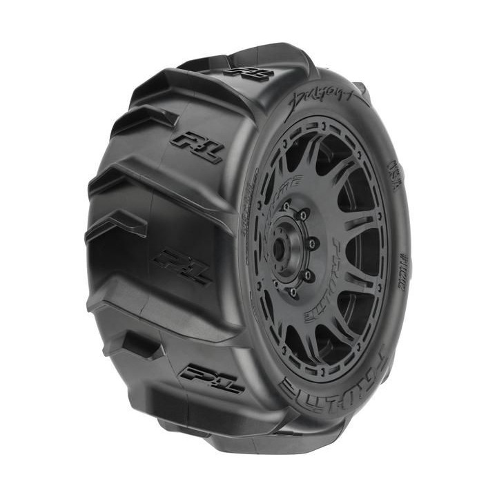 Pro-Line kolo 5.7", pneu Dumont, disk Raid H24 černý (2)