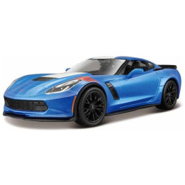 Maisto Corvette Grand Sport 2017 1:24 modrá metalíza