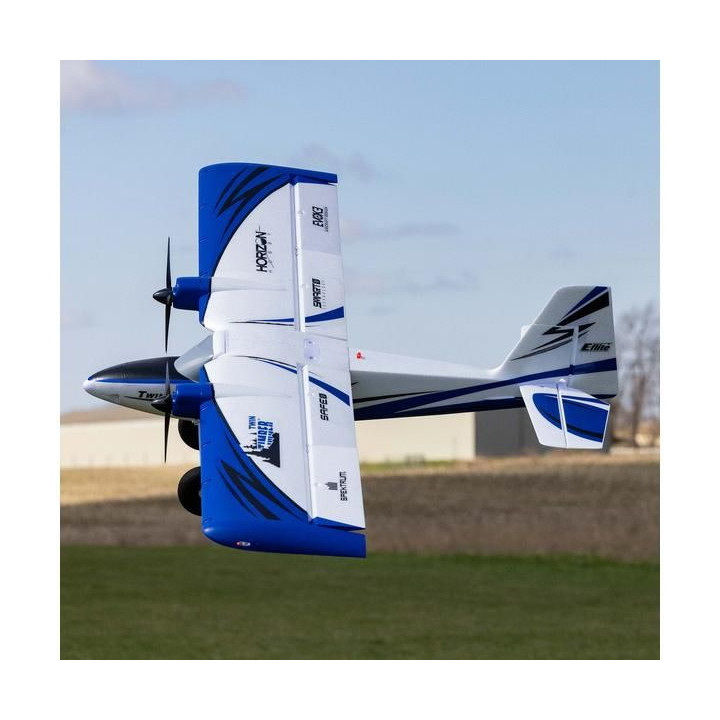 E-flite Twin Timber 1.6m SAFE Select BNF Basic
