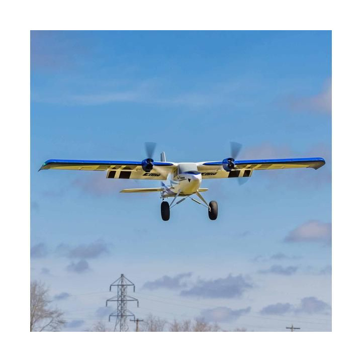 E-flite Twin Timber 1.6m SAFE Select BNF Basic