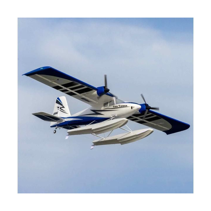 E-flite Twin Timber 1.6m SAFE Select BNF Basic