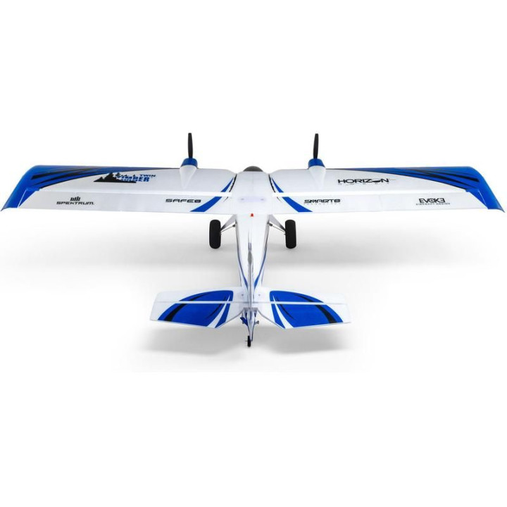 E-flite Twin Timber 1.6m SAFE Select BNF Basic