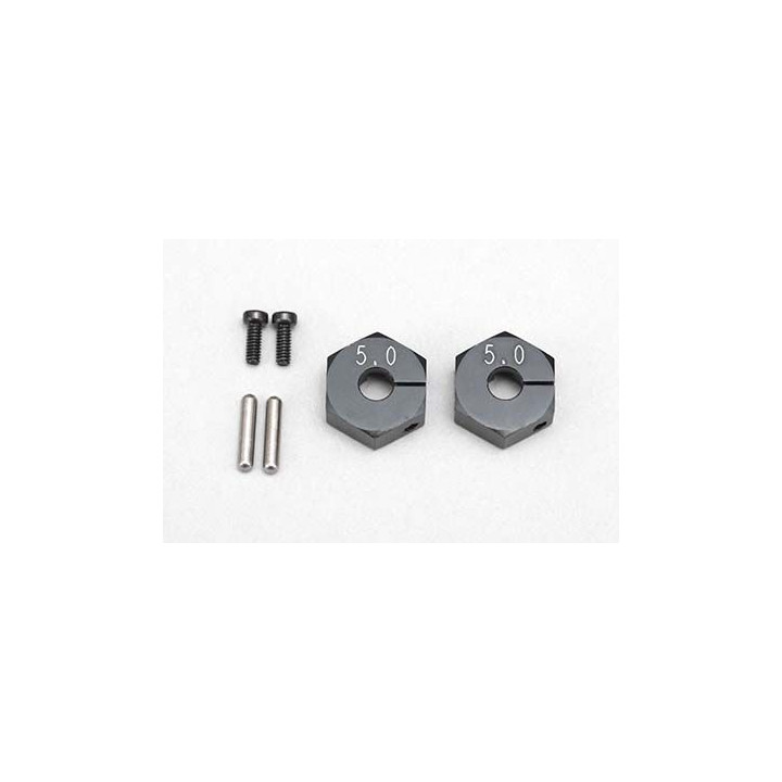 BD8/BD7 5.0mm hliníkové unašeče kol (2ks)