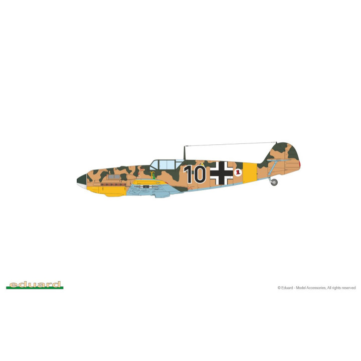 EDUARD Bf 109E-4 1/72 ProfiPACK edition