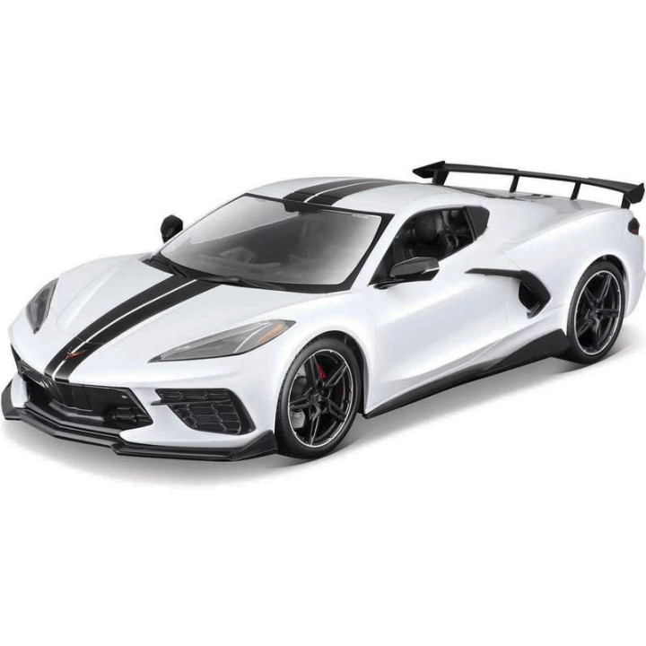 Maisto Chevrolet Corvette Stingray Coupe 2020 1:18 bílá