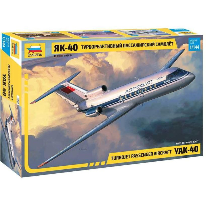Model kit letadlo 7030 - Yak-40 Regional Jet (1:144)