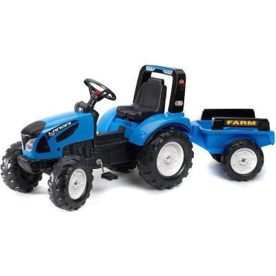 FALK - Šlapací traktor Landini s vlečkou