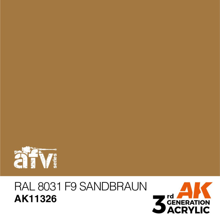 RAL 8031 F9 Sandbraun 17ml