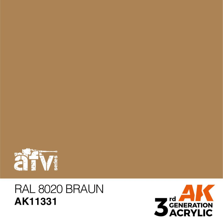 RAL 8020 Braun 17ml