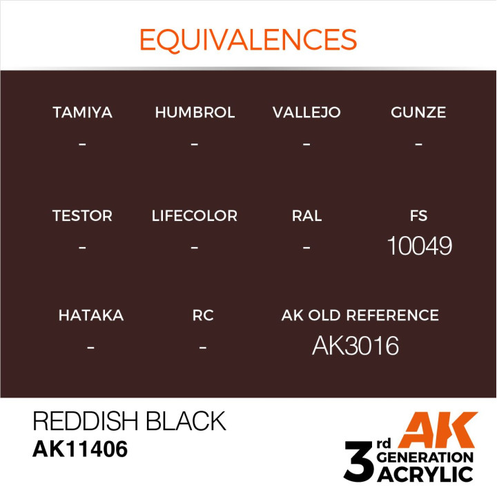 Reddish Black 17ml