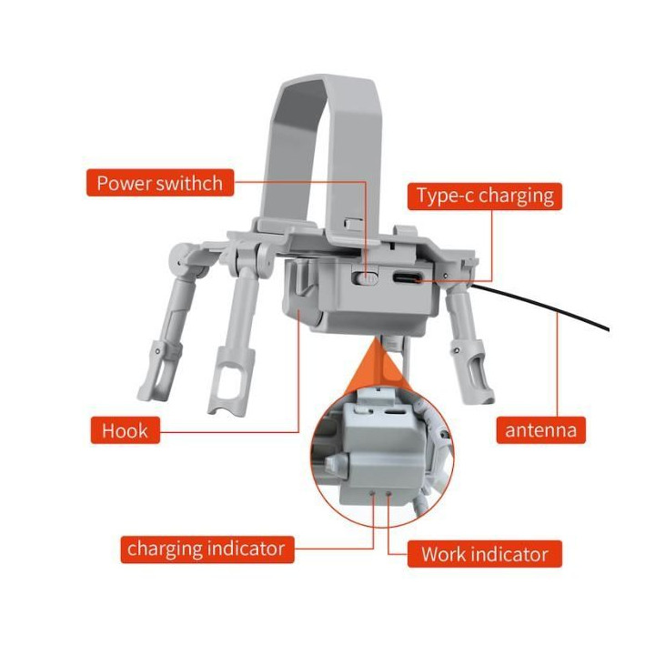 DJI MINI 3 Pro / Mini 3 - Závěsný systém a podvozek
