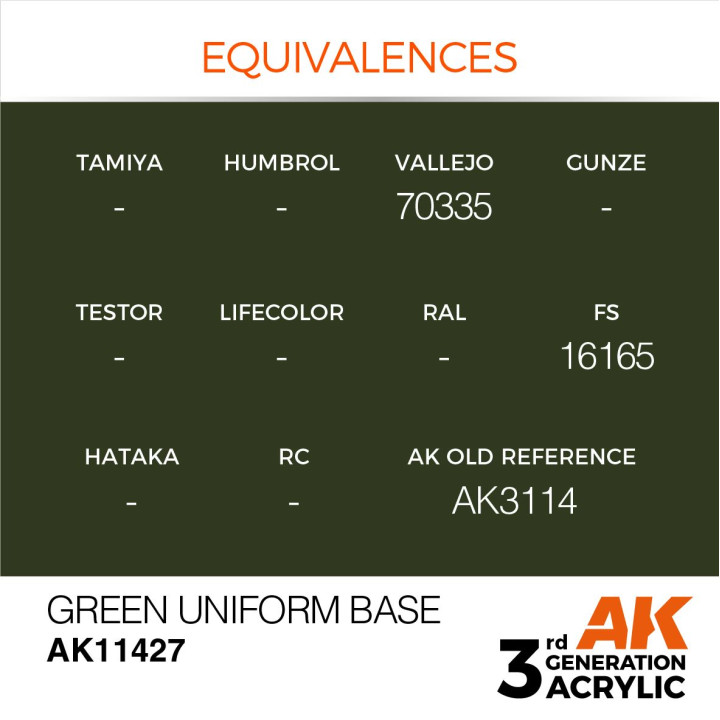 Green Uniform Base 17ml