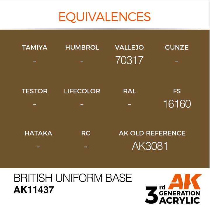British Uniform Base 17ml