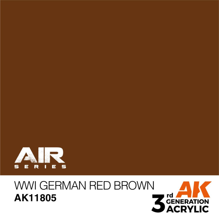 WWI German Red Brown 17ml